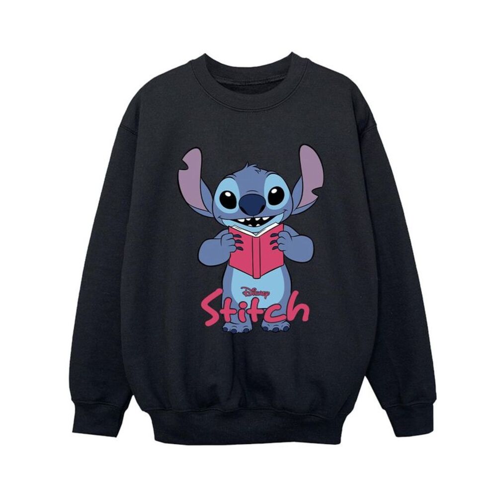 Lilo & Stitch Boys Reading Sweatshirt / Black